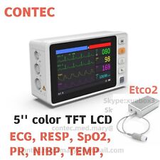 Monitor de paciente portátil CMS1000 ECG NOVO NA CAIXA SPO2 PR RESP TEMP sinais vitais Etco2 comprar usado  Enviando para Brazil