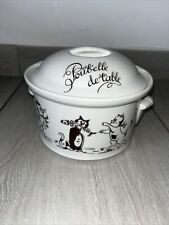 Poubelle table porcelaine d'occasion  Caumont-sur-Durance