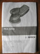 Instruction manual bosch for sale  TRURO