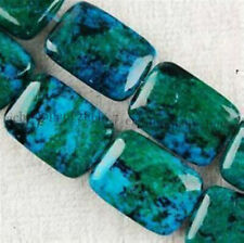 Used, Azurite Chrysocolla 10x14mm Flat Rectangle Gemstones Loose Beads Jewelry Making for sale  Shipping to South Africa
