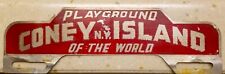 Vintage Coney Island Nova York / Placa de Licença Topper ~ Raro como de costume!, usado comprar usado  Enviando para Brazil