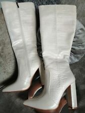 white 70s boots for sale  BLACKBURN