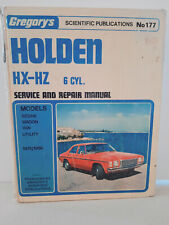 Manual de servicio y reparación Gregory's Holden HX-HZ 6 cilindros 1976-1980 segunda mano  Embacar hacia Argentina