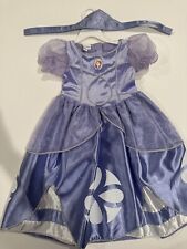 Usado, Colección Disney Princesa Sofía Disfraz Vestido Lavanda Talla 3-5 segunda mano  Embacar hacia Mexico