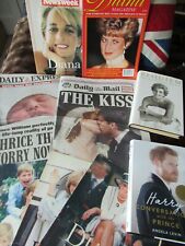 Large Collection of Royal Family & Princess Diana Books & Magazine & Papers, used for sale  Shipping to South Africa