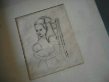 Drypoint engraving etching for sale  Irene