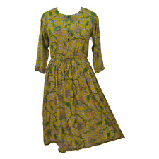 Deslumbrante Boho Viscose longo Midi Dress Size 14-30 Plus Size  comprar usado  Enviando para Brazil