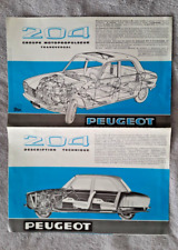 Peugeot 204 document d'occasion  Grenoble-
