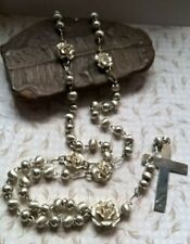 Christianism silver rosary d'occasion  Expédié en Belgium