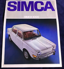 Simca 1000 original for sale  KETTERING