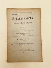 Lapin angora thèse d'occasion  Montpellier-