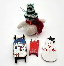 Lot snowman sleds for sale  Manchester