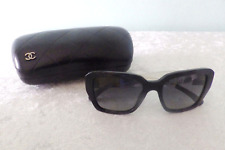 Gafas de sol Chanel para mujer negras marco transparente y estuche acolchado Nordstrom 5263 C501 S8 segunda mano  Embacar hacia Mexico