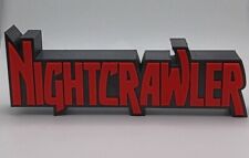 Arte de pared con soporte de logotipo de exhibición de escritorio Nightcrawler impreso en 3D segunda mano  Embacar hacia Argentina