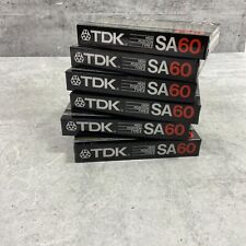Vintage 1984 TDK SA 60 High Position Type II Japan Cassette Tapes Sealed for sale  Shipping to South Africa