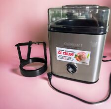 Usado, Máquina de sorvete Cuisinart ICE-30BCP1, 2 qt, base de remo prata sem tigela de freezer comprar usado  Enviando para Brazil