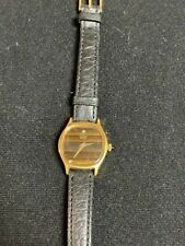 Vintage Garen Geneve Relógio Mecânico Feminino Tom Dourado com Pulseira de Couro DS30 comprar usado  Enviando para Brazil