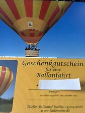 Ballonfahrt berlin gebraucht kaufen  Neunkirchen