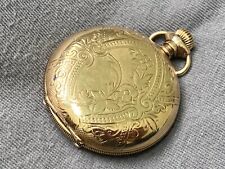 antiguo reloj bolsillo ELGIN grabado caja cazador 7 joyas 1899 320 0s cal 198 segunda mano  Embacar hacia Argentina
