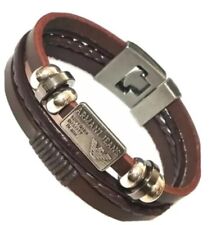 Leather armani bracelet for sale  WOLVERHAMPTON