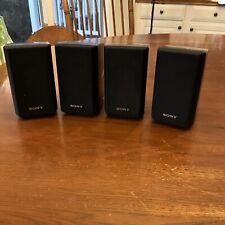 Used, Set of 4 - SONY SS-MSP2 Surround Sound Speakers BLACK Tested Working for sale  Shipping to South Africa