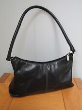 Black leather shoulderbag for sale  UK