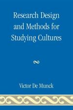 Research Design and Methods for Studying Cultures by De Munck, Victor comprar usado  Enviando para Brazil