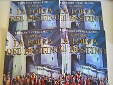 4 LP 10" GIUSEPPE VERDI - LA FORZA DEL DESTINO - LE GRANDI OPERE LIRICHE FABBRI  usato  Santa Ninfa