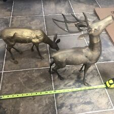 Large brass deer for sale  Clifton Park