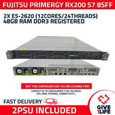 Servidor Rack FUJITSU RX200 S7 8SFF 2XE5-2620 + 48GB + D2616-A22+ 2PSU comprar usado  Enviando para Brazil