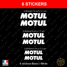 Motul white stickers for sale  Shipping to Ireland