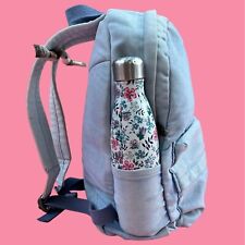 Mochila clássica azul claro lavagem denim bolso grande + alças de ombro ajustáveis comprar usado  Enviando para Brazil