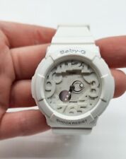 Relógio de pulso Casio Baby G resistente a choques WR10BAR branco com caixa de lata 10bar, usado comprar usado  Enviando para Brazil