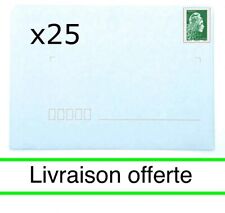 Enveloppes timbrées vert d'occasion  Lille-