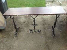 wrought iron table legs for sale  WARWICK