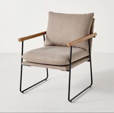 chair grey wood cushion for sale  Arlington
