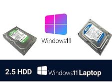 500GB HD 2.5" EM SATA HD, LAPTOP HD com Windows 11 Pro Plug And Play 4 qualquer PC comprar usado  Enviando para Brazil