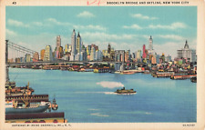 Vintage postcard brooklyn for sale  Tillamook