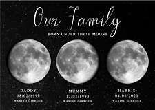 Personalised family moon for sale  BIRMINGHAM