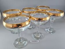 Champagner gläser goldrand gebraucht kaufen  Burgstädt