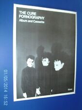THE CURE - PORNOGRAPHY  - MAGAZINE POSTER ADVERT 1980s Original comprar usado  Enviando para Brazil