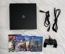 SONY PS4 Playstation 4 PRO CUH-7015B Black 1TB Game Bundle Kingdom Hearts FF for sale  Shipping to South Africa