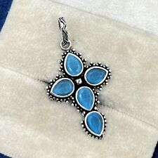 Blue topaz gemstone d'occasion  Expédié en Belgium
