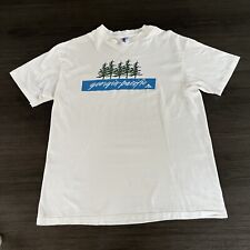 Camiseta promocional vintage Hanes anos 90 GP Geórgia-Pacífico papel higiênico grande árvore branca, usado comprar usado  Enviando para Brazil