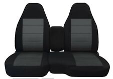 Used, Designcovers Fits Chevy Colorado Front 60-40 Seat Cover 2004-2012 Black Charcoal for sale  Shipping to South Africa