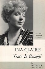 Panfleto de teste Ina Claire "UMA VEZ É SUFICIENTE" Hugh Williams / Viola Keats 1938 comprar usado  Enviando para Brazil