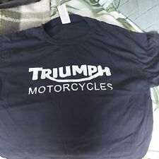 Triumph motorcycle shirt for sale  COLCHESTER