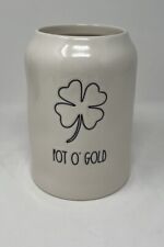 Rae Dunn Artisan Collection By Magenta "Pot O' Gold" frasco vasilha tampa faltando, usado comprar usado  Enviando para Brazil