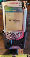 Compaq iPAQ H3600 portátil 3,8" pantalla táctil bolsillo PC PDA + base #X segunda mano  Embacar hacia Mexico