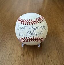 Béisbol Bobby Brown firmado por Vic Raschi automático - 6x campeón de los Yankees de 1950 - RARO segunda mano  Embacar hacia Argentina